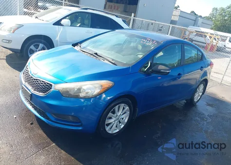 2014 Kia Forte Lx z USA, uszkodzony, nr VIN KNAFX4A6XE5135476